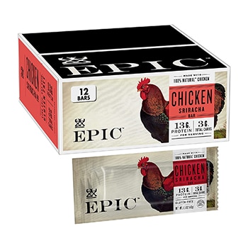 EPIC Chicken Sriracha Protein Bars