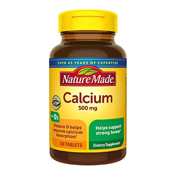 Nature Made Calcium 600 mg with Vitamin D3 Tablets