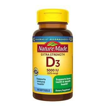 Nature Made Extra Strength Vitamin D3 5000 IU