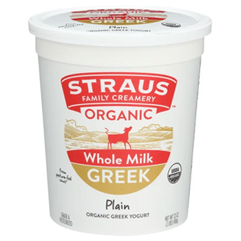 Organic Whole Milk Plain Greek Yogurt