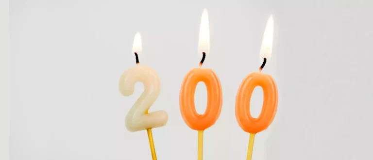 burning candles for 200