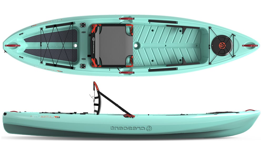crescent ultra sea foam kayak