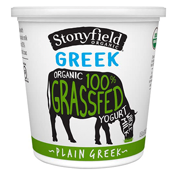 Organic Grassfed Whole Milk Plain Greek Yogurt