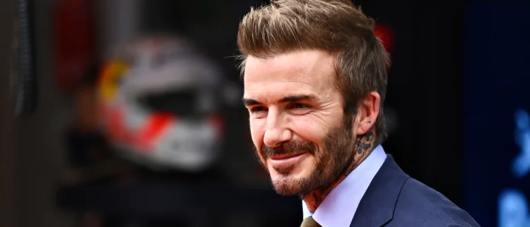 David Beckham at F1 race