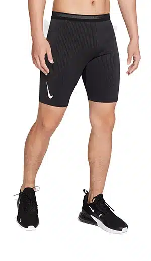 man wearing nike compression shorts