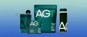athletic greens products display