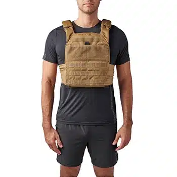 511 Weighted vest on man