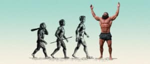 evolution of man into liver king
