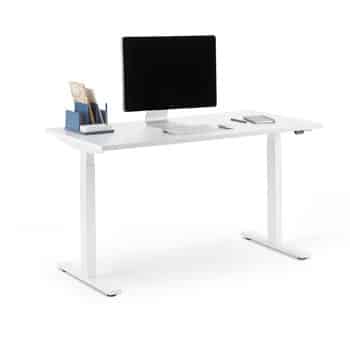 Poppin The Lift-Your-Spirits Desk on white background