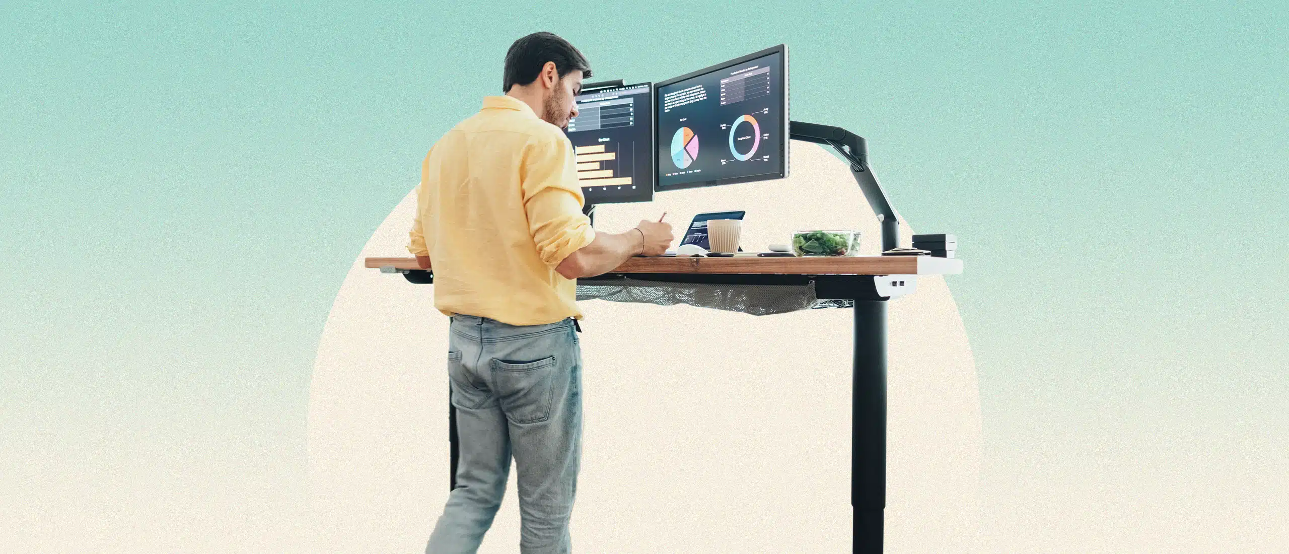 I Started Using an Adjustable Standing Desk at Work 2 Months Ago — and It's  Improved My Posture and Increased My Productivity