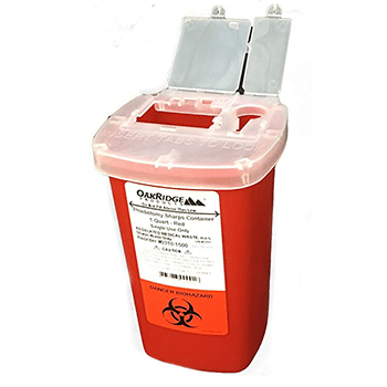 1 Quart size Sharps and Needle Container