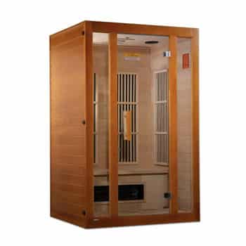 Maxxus Lifesauna Aspen Upgraded 2-Person Electric Infrared Sauna on white background