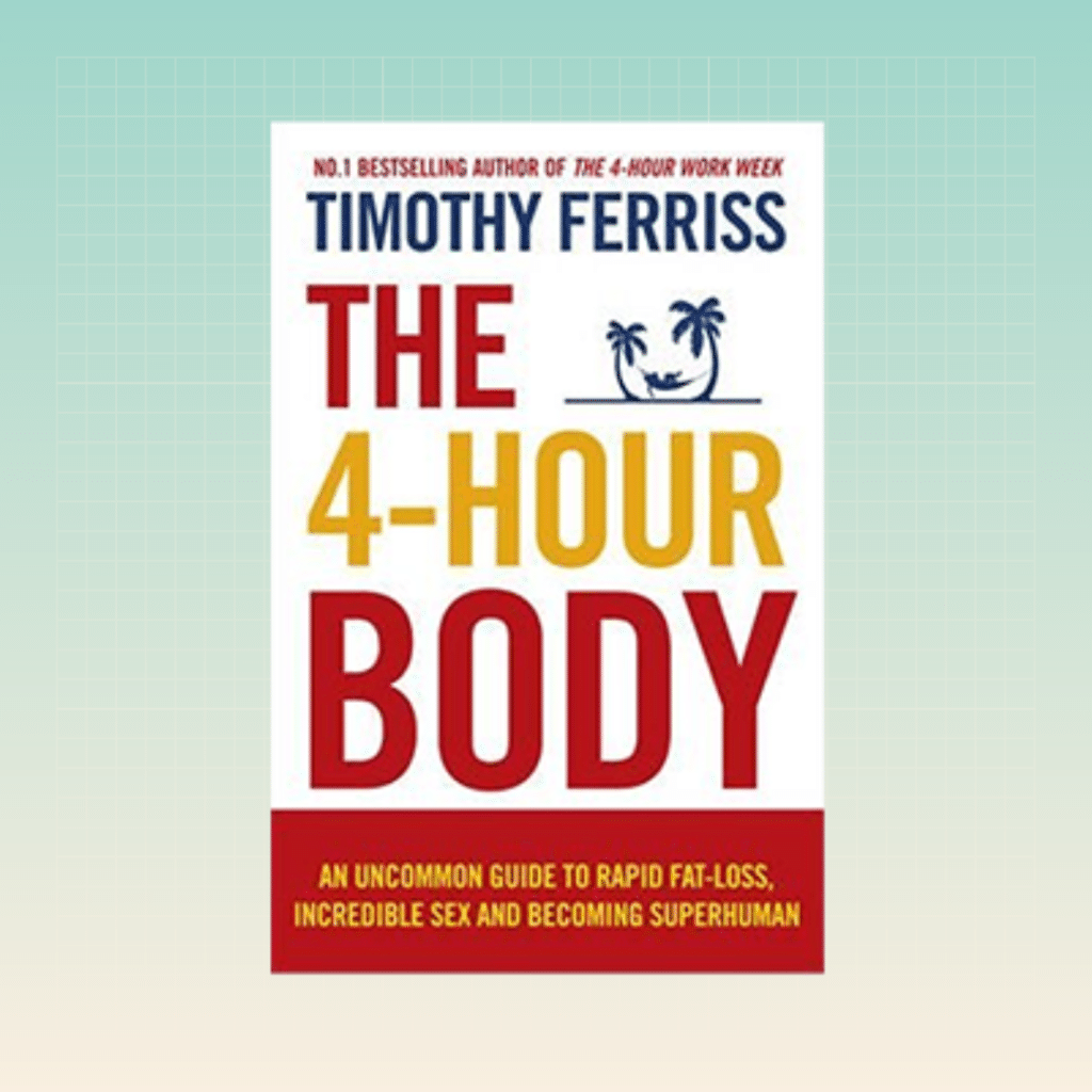 The 4-Hour Body book on green background