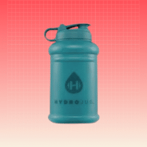 Hydrojug on red background