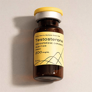 Hone Health Testosterone Vial on white background