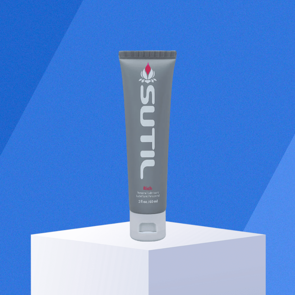 SUTIL Rich Lubricant on blue background