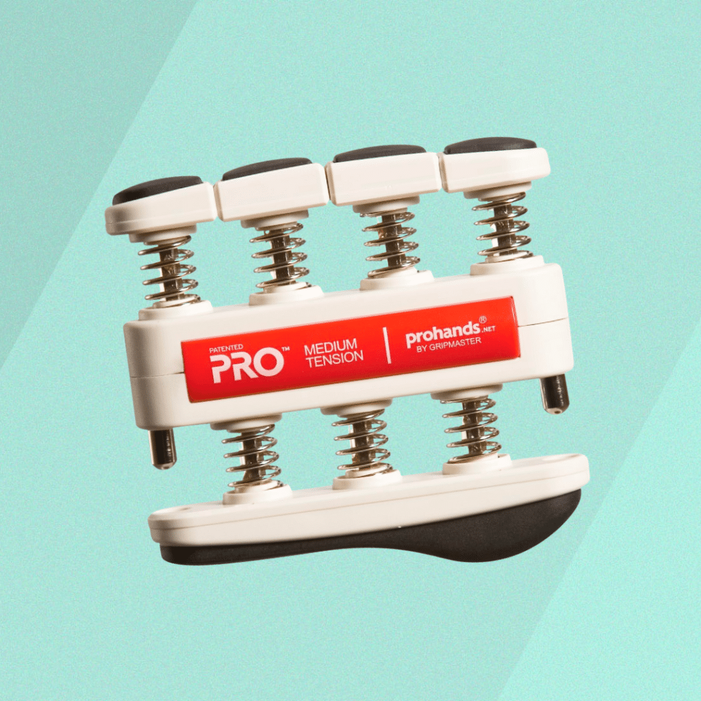 PROHANDS Pro Hand Exerciser on green background