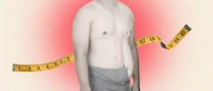 male body losing weight