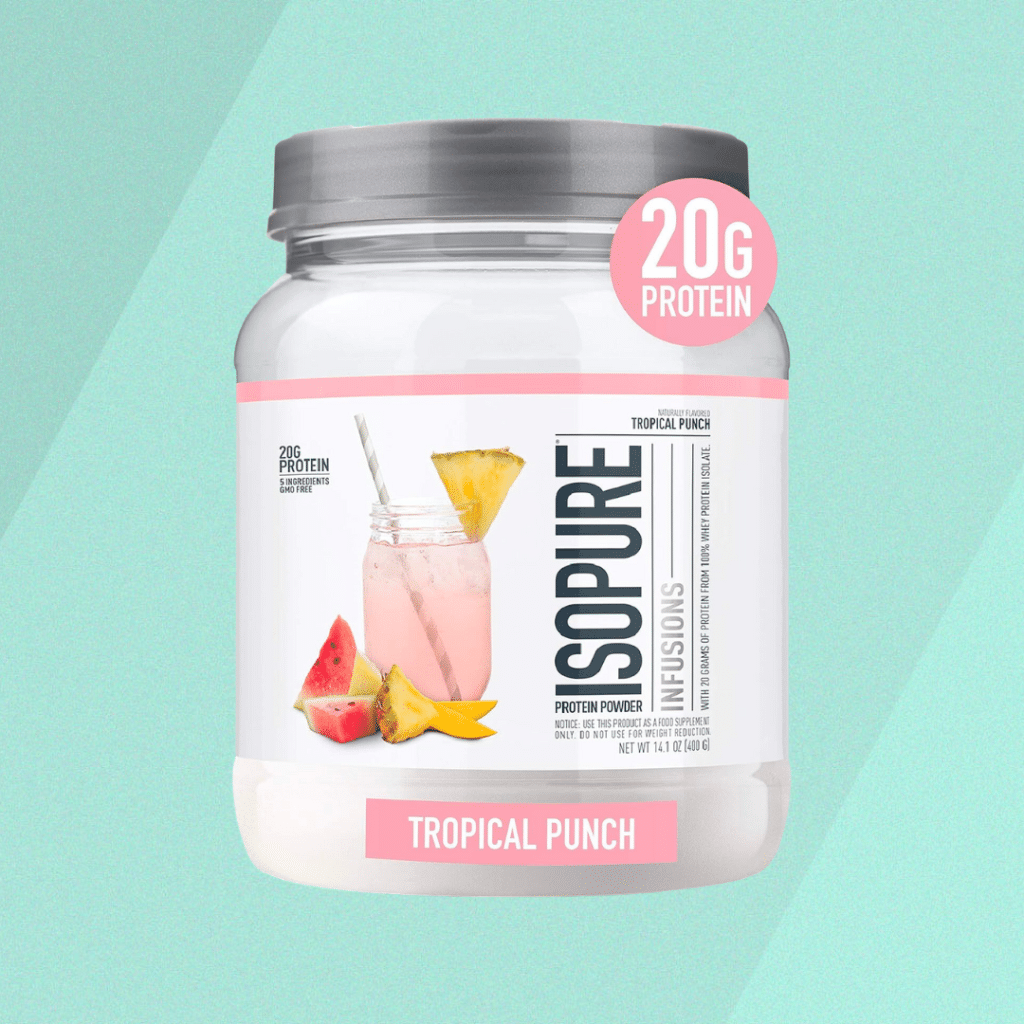 isopure clear whey protein powder