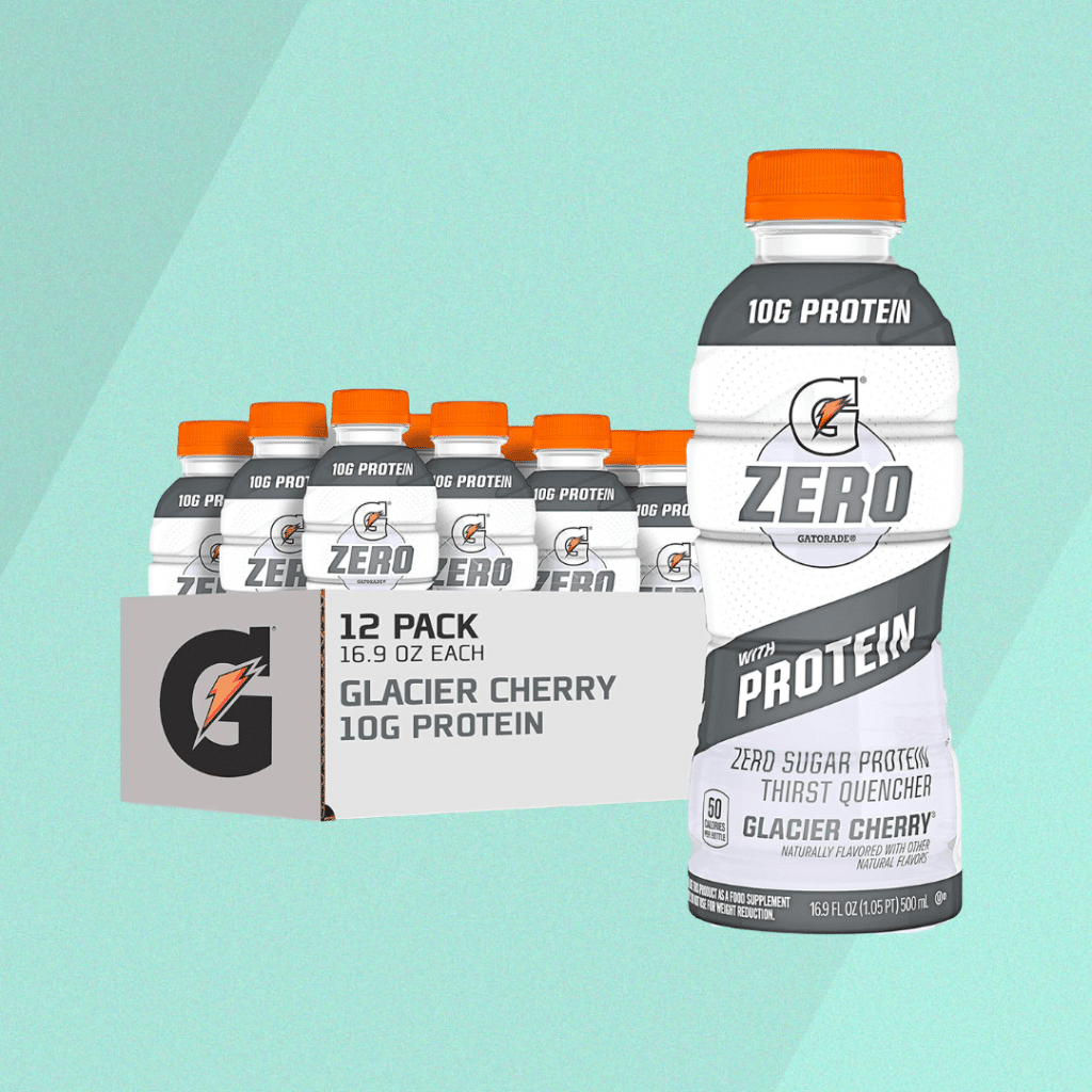 gatorade zero with protein drink