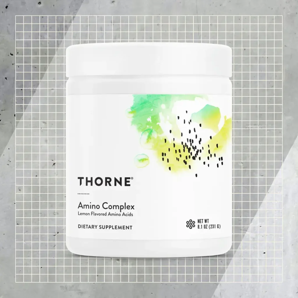 thorne amino complex on gray background