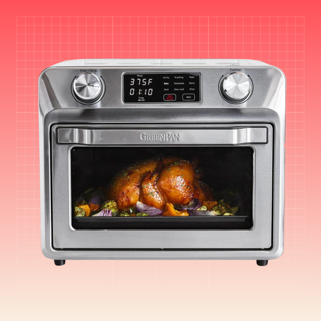 GreenPan Bistro 9-in-1 Air Fry Toaster Oven