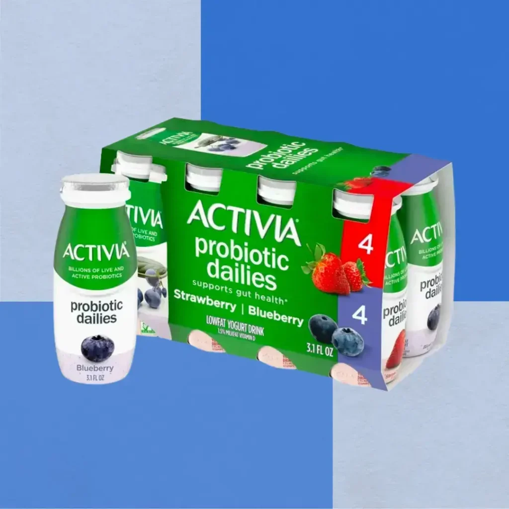 Activia Vanilla Probiotic Yogurt, Delicious Lowfat Yogurt Cups to Help  Support Gut Health, 12 Ct, 4 OZ
