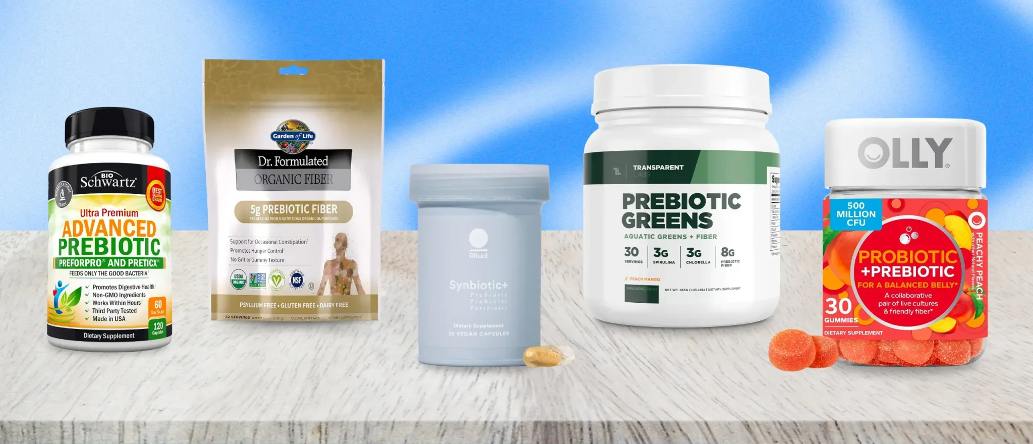 5 Best Prebiotic Supplements for a Healthier Gut, According to a Registered Dietitian