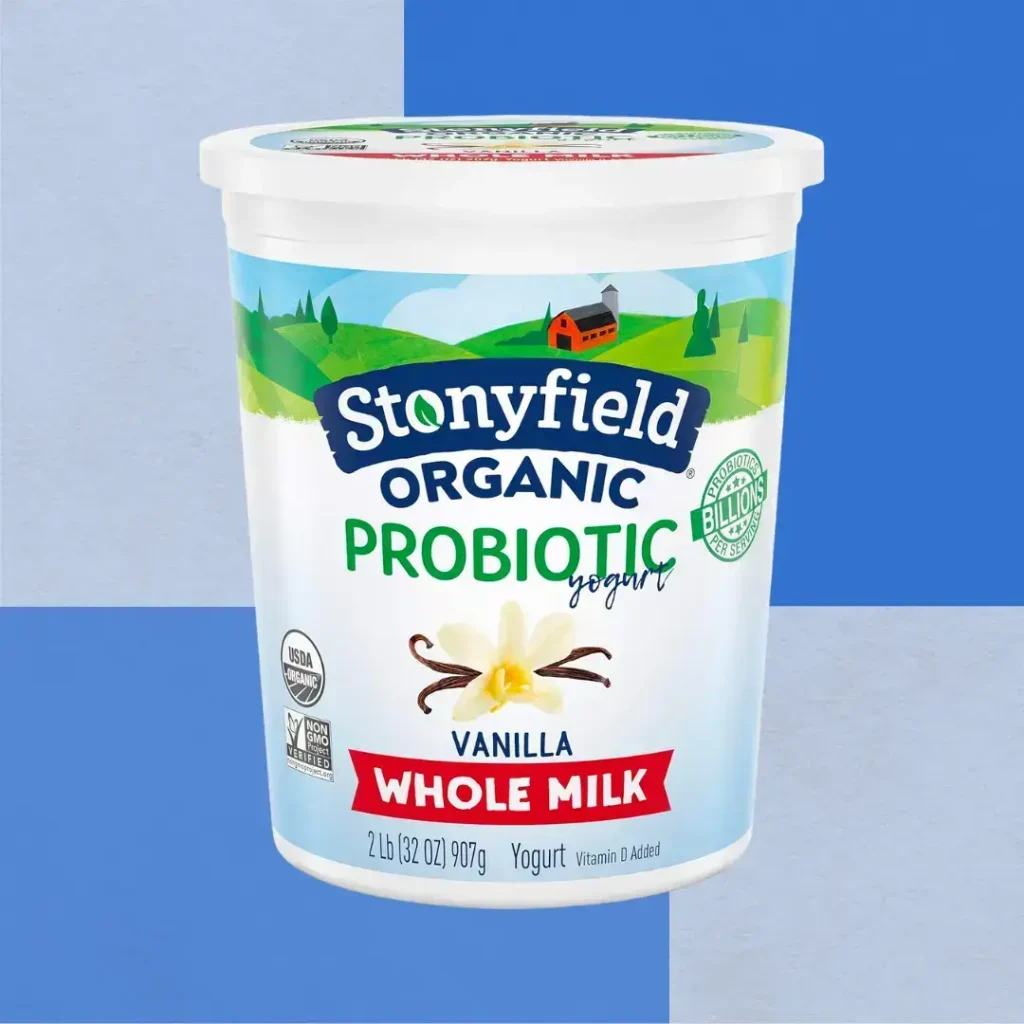 stonyfield organic probiotic yogurt