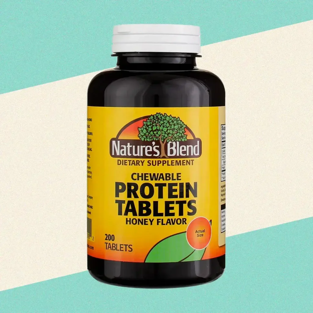 natures blend chewable protein tablets