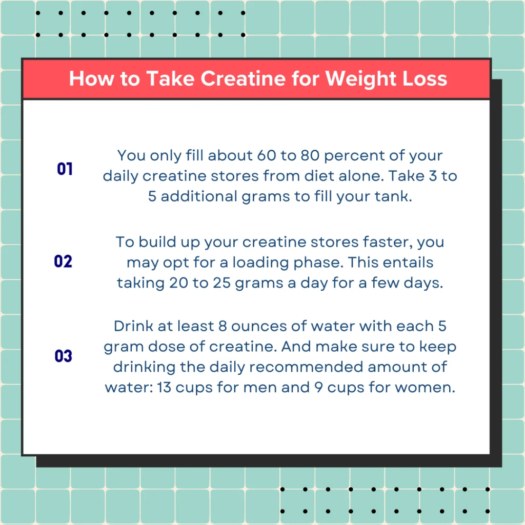 How to Take Creatine for Weight Loss
