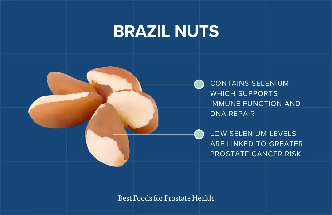 best foods for prostate health: brazil nuts