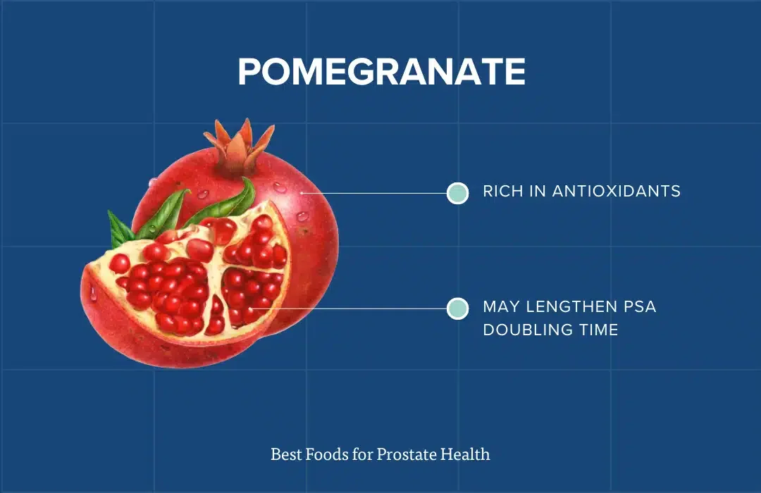 best foods for prostate health: pomegranate